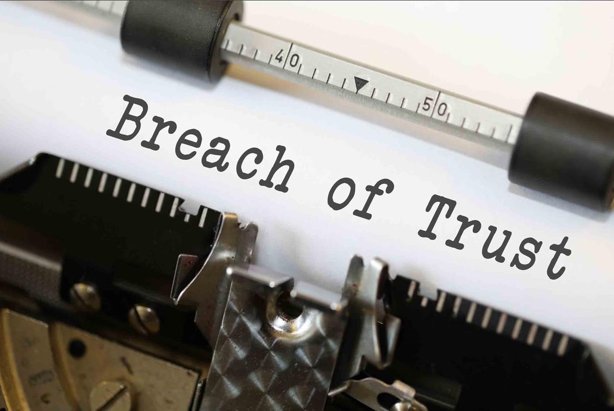Copyright © Breach of Trust by Nick Youngson CC BY-SA 3.0 Alpha Stock Images